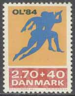Danmark – F  827 OS i Los Angeles 1984. Löpning, 1 kpl **