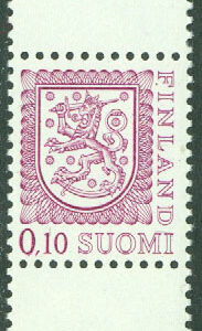 Finland – F  827 II v1 Vapentyp Typ IIS, 0.10 mk **