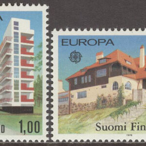 Finland – F  828-829 Europa CEPT 1978 Monumentalbyggnader, 2 kpl **