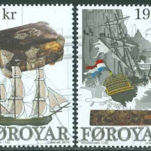 Färöarna – F  830-831 Westerbeek 1742, 2 kpl **