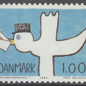 Danmark – F  842 Kommunikation: Postfågel, 1 kpl **