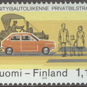 Finland – F  852 Privatbilstrafik – Bilar, 1 kpl **