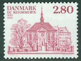Danmark – F  854 Reformerta kyrkan, 1 kpl **