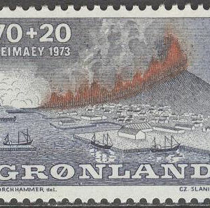 Grönland – F   86 Vulkanutbrottet på Hemön, 1 kpl **