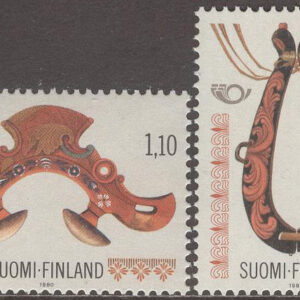 Finland – F  873-874 Norden V – Brukskonst 1800-talet, 2 kpl **