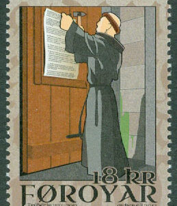 Färöarna – F  876 Reformationen 500 år, 1 kpl **