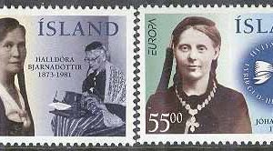Island – F  879-880 Europa CEPT 1996 Berömda kvinnor, 2 kpl **
