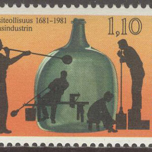 Finland – F  881 Glasindustrin 300 år, 1 kpl **
