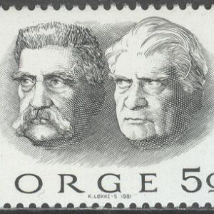Norge – F  884 Nobels fredspristagare 1921, 1 kpl **