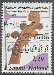 Finland – F  898 Finlands tonkonst – Musik, 1 kpl **
