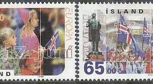 Island – F  925-926 Europa CEPT 1998 Nationella högtider, 2 kpl **