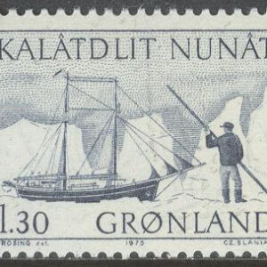 Grönland – F   93 Fartyg – Skonerten Søkongen, 1 kpl **