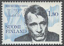 Finland – F  939 President Koivisto 60 år, 1 kpl **