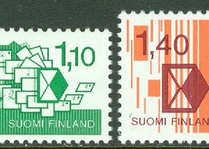 Finland – F  942-943 Ny brevklassning, 2 kpl **