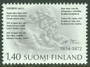 Finland – F  953 Aleksis Kivi (Stenvall), författare, 1 kpl **