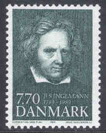 Danmark – F  983 B S Ingemann, diktare, 1 kpl **