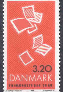 Danmark – F  987 Frimärkets Dag 50 år, 1 kpl **