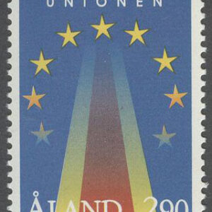 Åland – F   99 Åland medlem i EU, 1 kpl **