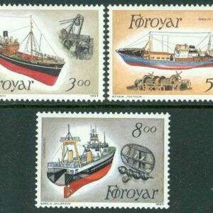 Färöarna – F  153-155 Färöiska trålare, 3 kpl **
