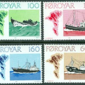 Färöarna – F   26-29 Fiskebåtar, 4 kpl **