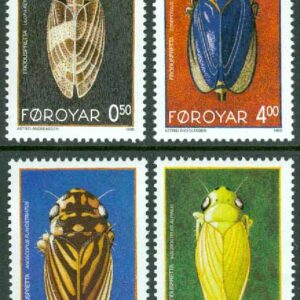 Färöarna – F  272-275 Cikador (sångstritar), 4 kpl **