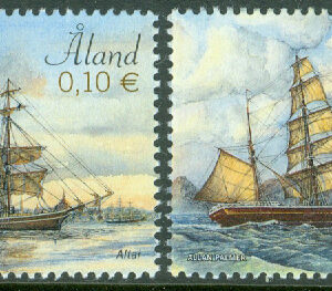 Åland – F  418-419 Segelfartyg II, 2 kpl **