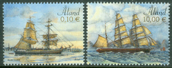 Åland - F  418-419 Segelfartyg II, 2 kpl **