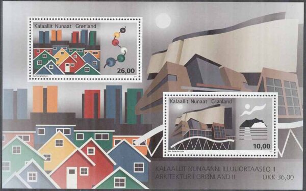 Grönland - F BL 101 Grönländsk arkitektur II, block **
