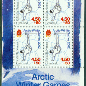 Grönland – F BL  21 Arktiska vinterspelen 2002, block **
