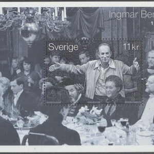 Sverige – F 2643 (BL 23) Ingmar Bergman, block **