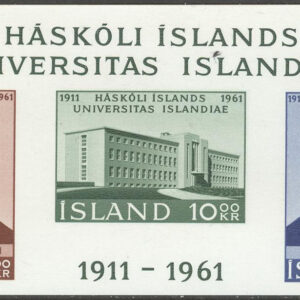 Island – F BL   3 Islands Universitet 50 år, Block **