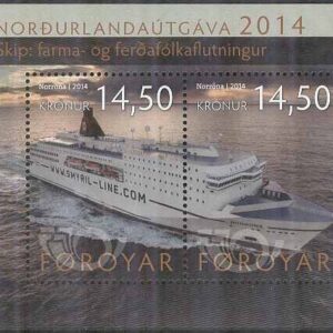Färöarna – F  792-793 (BL 51) Norden vid havet – Skepp, block kpl **