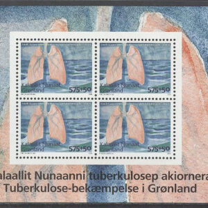 Grönland – F BL  55 Kampen mot tuberkulos, block **