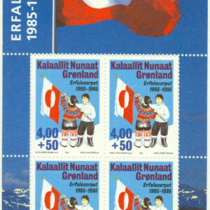 Grönland – F BL   9 Grönlands flagga 10 år, Block **
