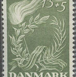 Danmark – F  322 För frihetsfonden, 15 + 5 öre **