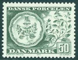 Danmark – F  614 Danskt porslin, 50 öre **
