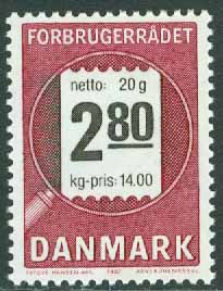 Danmark – F  916 Konsumentrådet 40 år, 1 kpl **