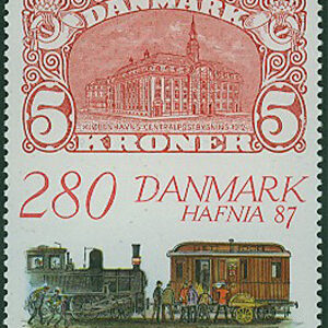 Danmark – F  925 Hafnia 87. Centralposthuset i Köpenhamn 75 år, 1 kpl **