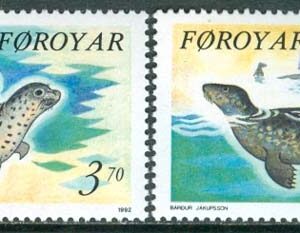 Färöarna – F  235-236 Sälar, gråsäl och knubbsäl, 2 kpl **