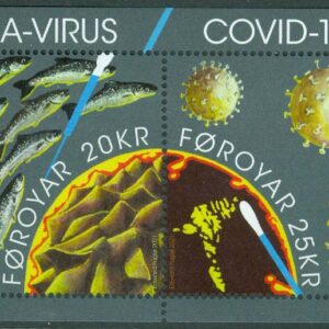 Färöarna – F  972-973 (BL 80) Covid-19, block **