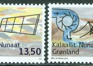 Grönland – F  658-659 Förnyelsebar energi I, 2 kpl **