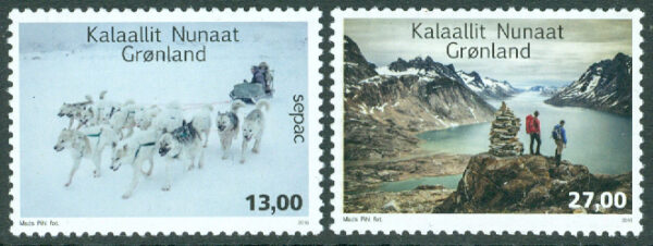 Grönland - F  667-668 SEPAC 2016 - Årstider, 2 kpl **