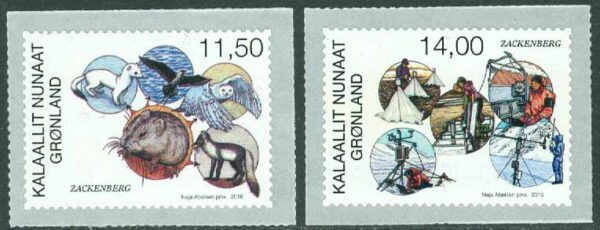 Grönland - F  678-679b Zackenbergs forskningsstation, 2 kpl **