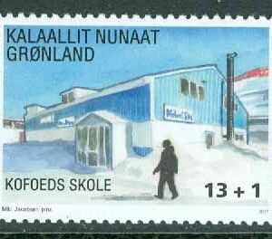 Grönland – F  701a Kofoeds skola i Nuuk, 1 kpl **
