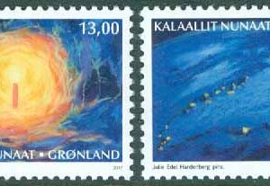 Grönland – F  706-707 Julfrimärken 2017, 2 kpl **