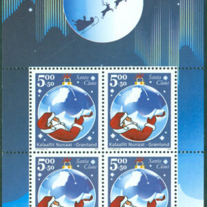 Grönland – F BL  30 Jultomten 2003, block kpl **