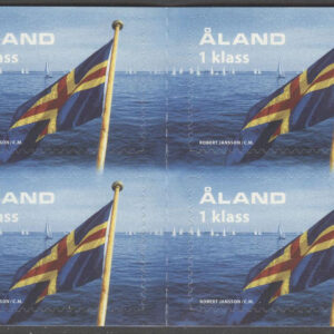 Åland – Häfte H  16 Ålands Flagga 50 år, Häfte kpl **