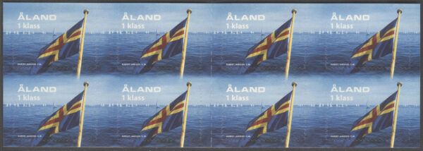 Åland - Häfte H  16 Ålands Flagga 50 år, Häfte kpl **