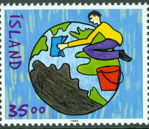 Island – F  962 Framtidssyn, 1 kpl **