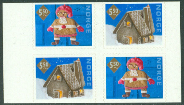 Norge - F 1447-1448 Jultraditioner, 4-block kpl **